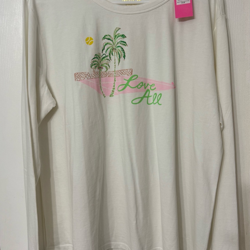 Lilly Pulitzer Resort White Long Sleeve Tee